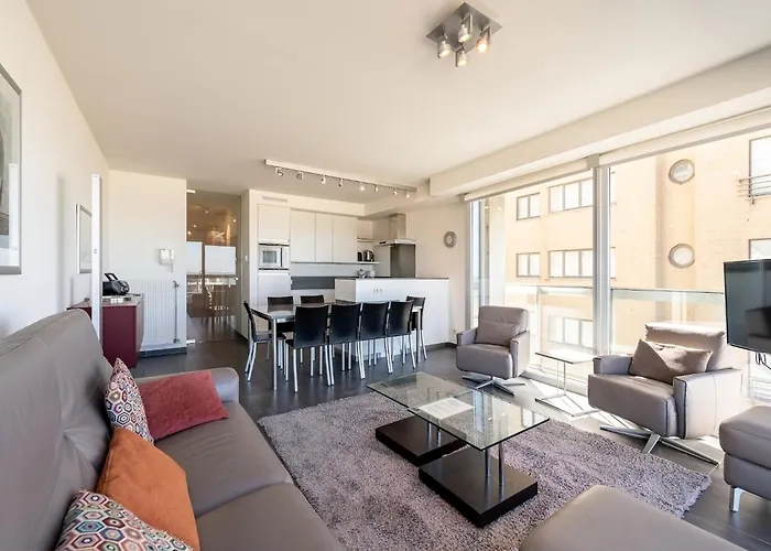 公寓 By Belgian Coast With Sea Views 布兰肯贝赫